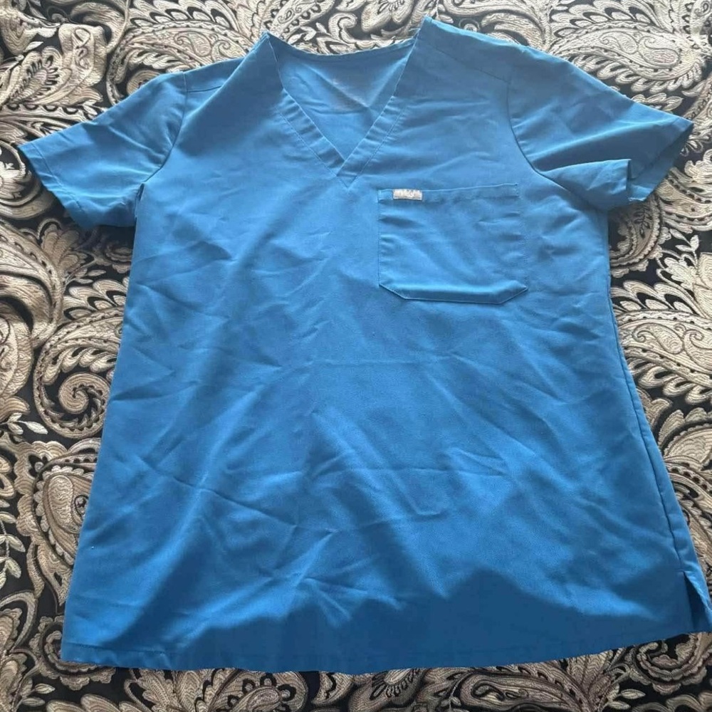 Figs Royal Blue XS Scrub Set